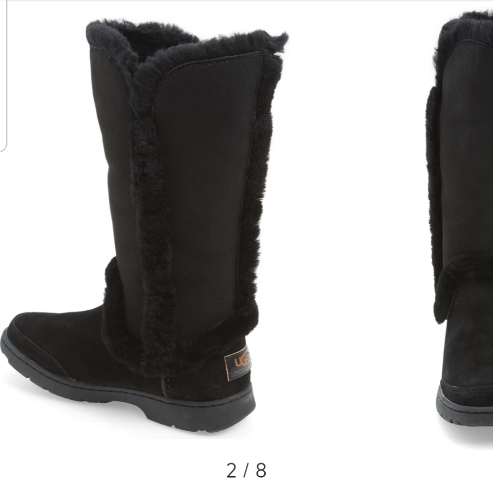 UGG Katie black tall boots. s/n 1008030. size 6 - Picture 2 of 8